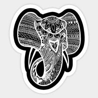 Mandala Elephant Sticker